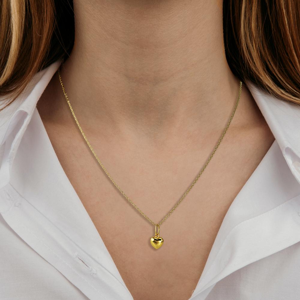 Pendentif Or jaune 9K Coeur