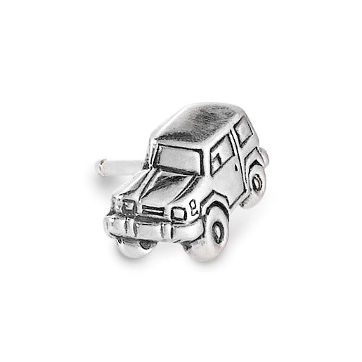 Clous d'oreille à l'unité Argent Patinée Jeep