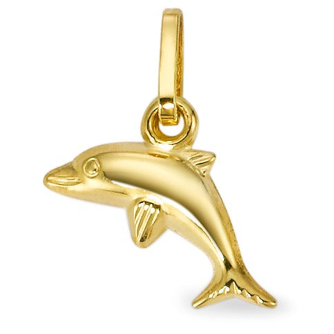 Pendentif Or jaune 9K Dauphin