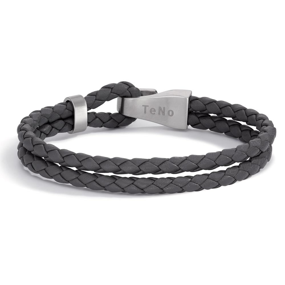 Bracelet Acier inoxydable, Cuir 23 cm