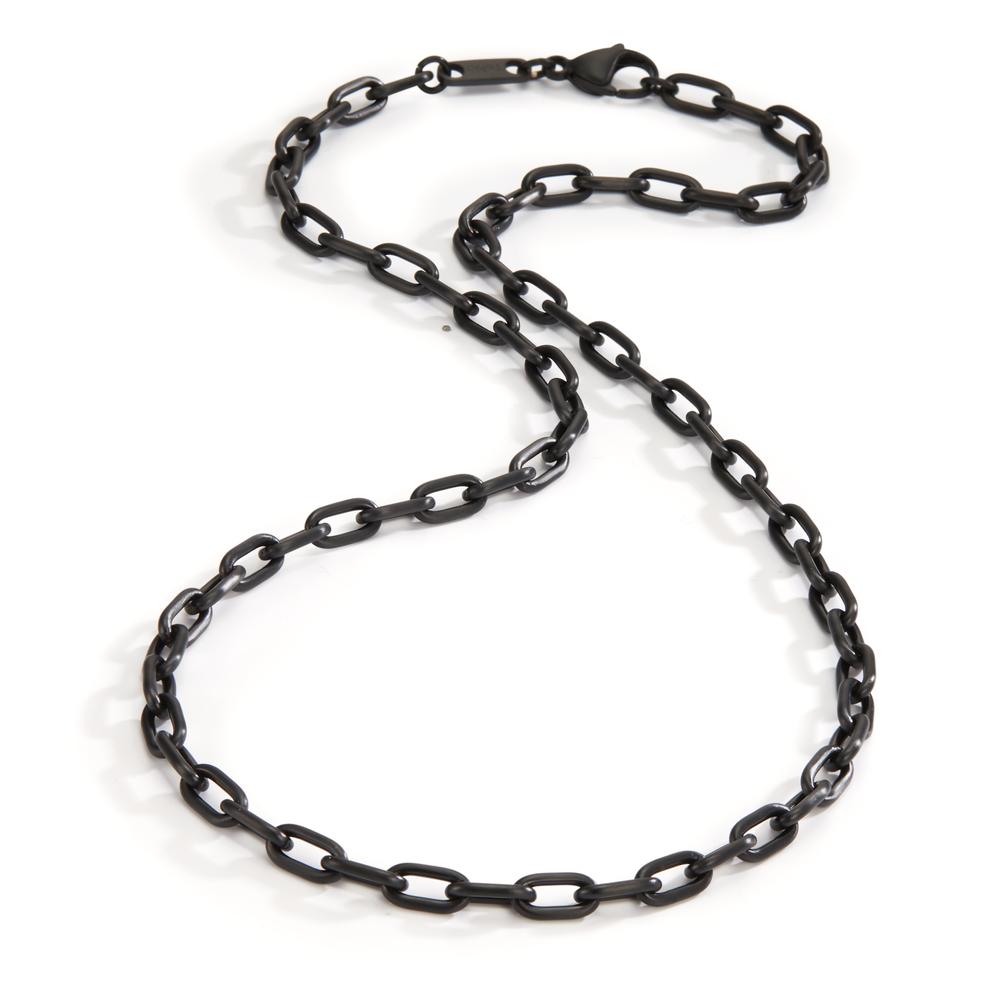 Collier Acier inoxydable noir PVD 60 cm