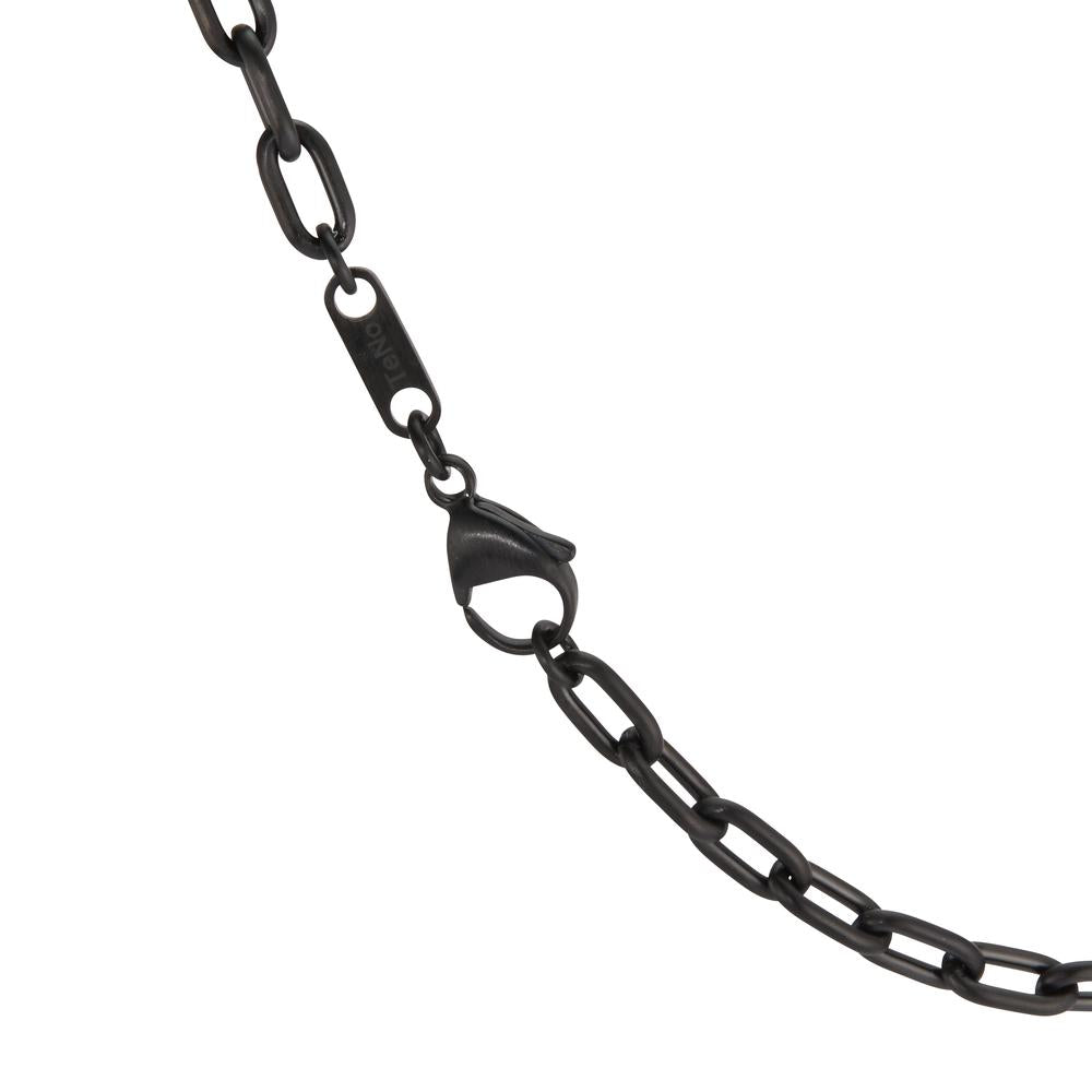 Collier Acier inoxydable noir PVD 60 cm
