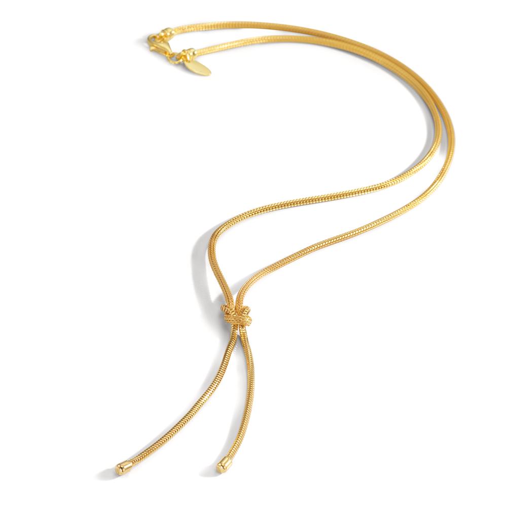 Collier Argent jaune Plaqué or 50 cm