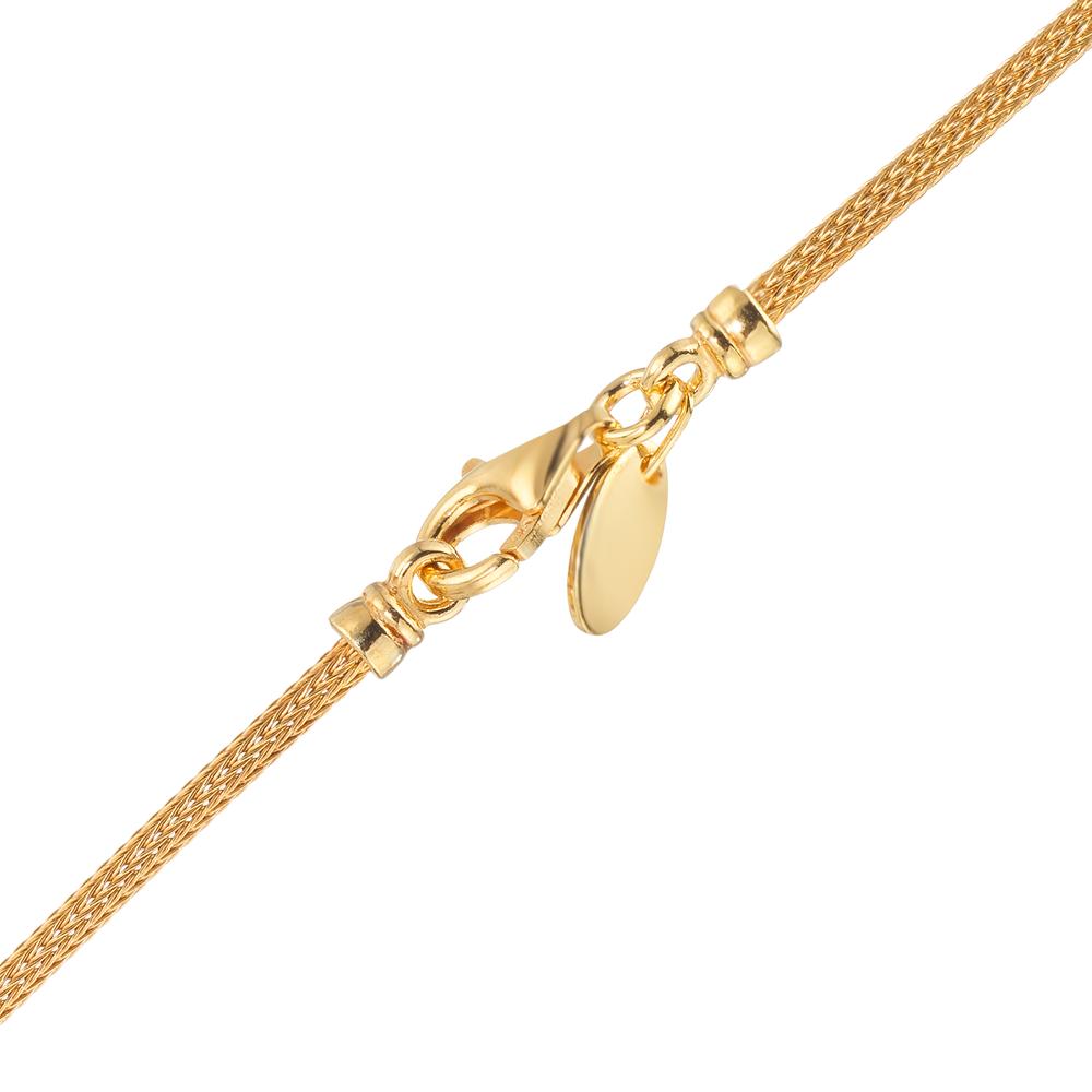 Collier Argent jaune Plaqué or 50 cm