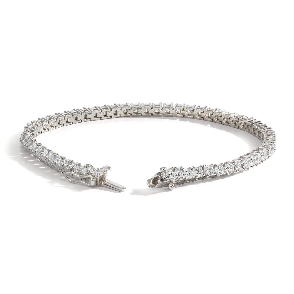 Bracelet Argent Zircone Rhodié 19 cm