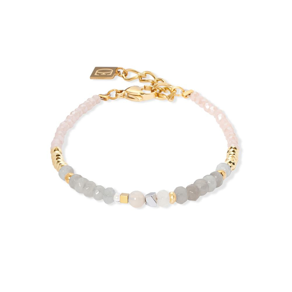 Bracelet Acier inoxydable jaune PVD 17.5-20.5 cm