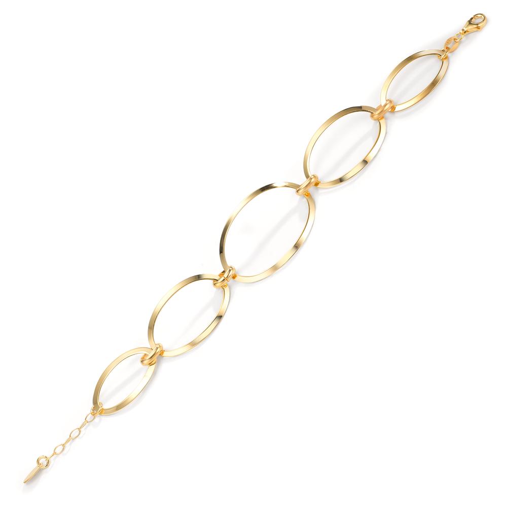 Bracelet Argent jaune Plaqué or 17-19 cm