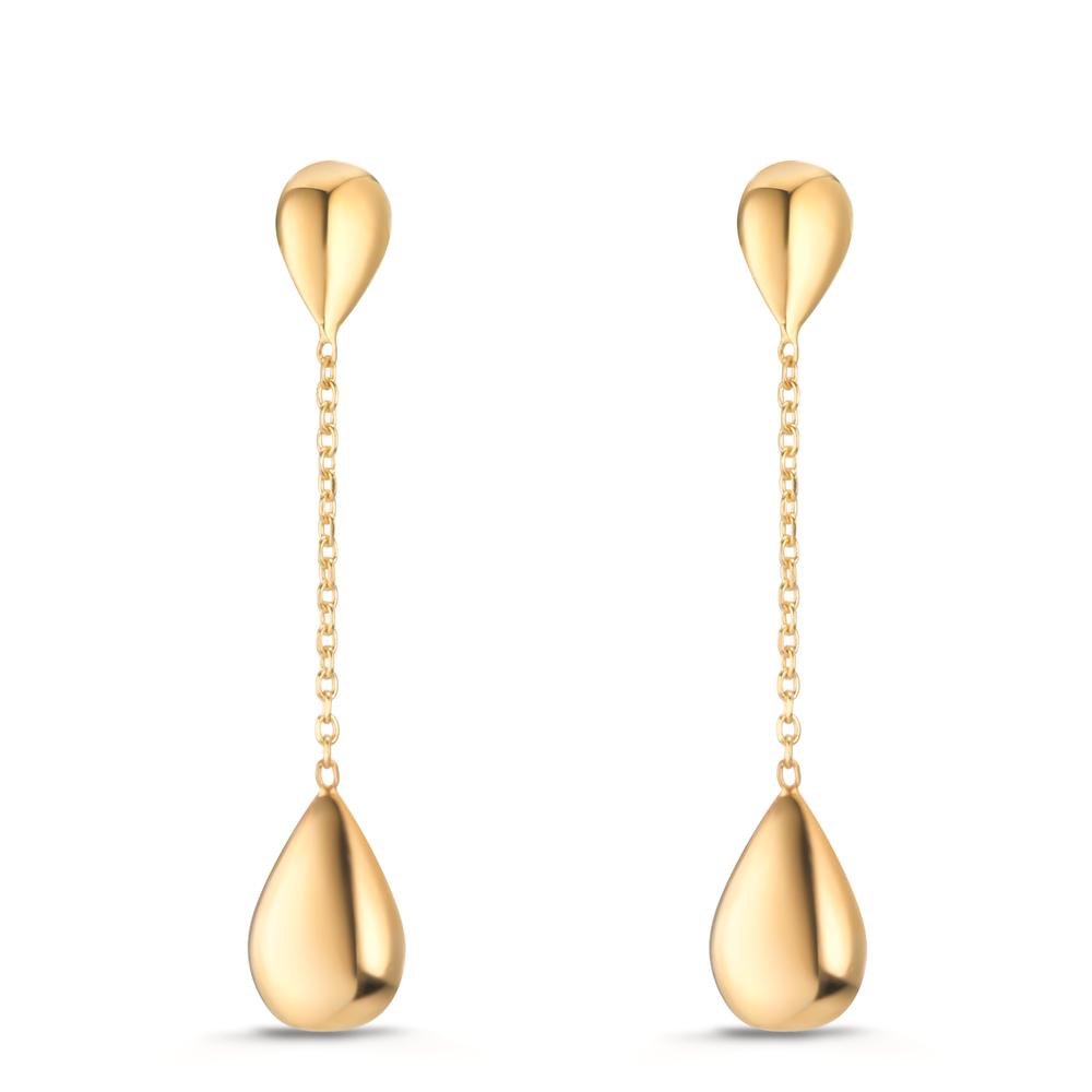 Pendant d'oreilles Argent jaune Plaqué or