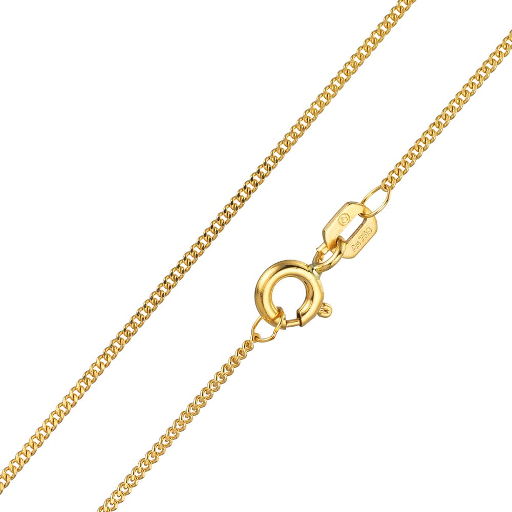 Chaînette forçat Or jaune 18K 36 cm