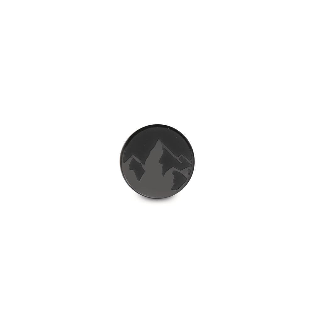 Clous d'oreille à l'unité Acier inoxydable noir PVD Montagne Ø8 mm