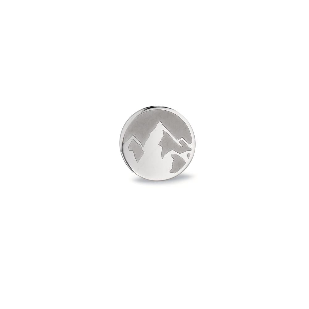 Clous d'oreille à l'unité Acier inoxydable Montagne Ø8 mm