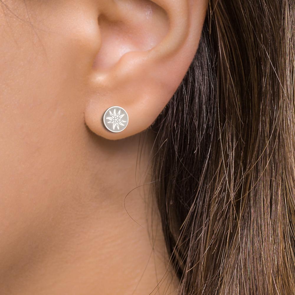 Clous d'oreille à l'unité Acier inoxydable Edelweiss Ø8 mm