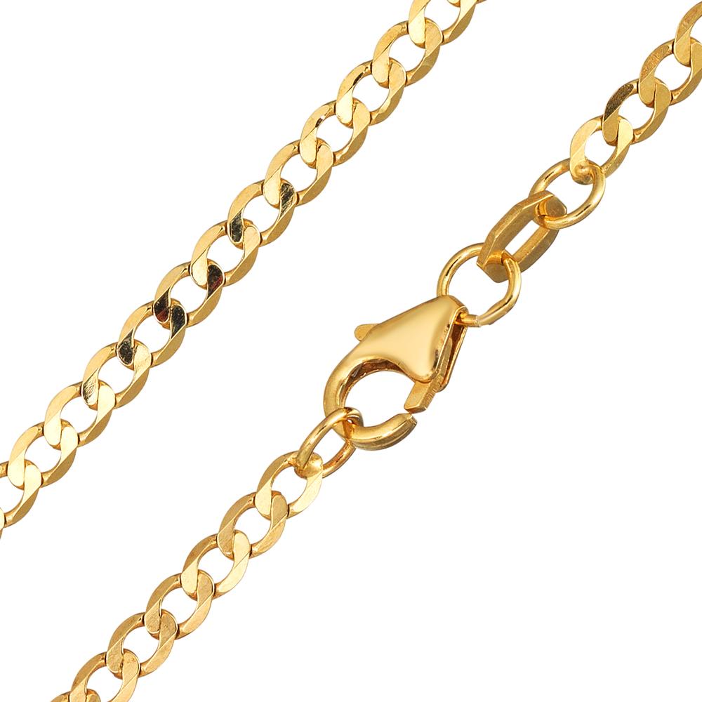 Collier Or jaune 9K 60 cm