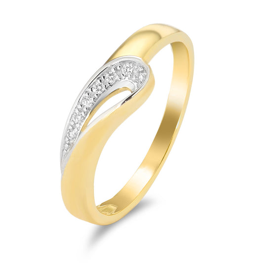 Bague or avec diamants