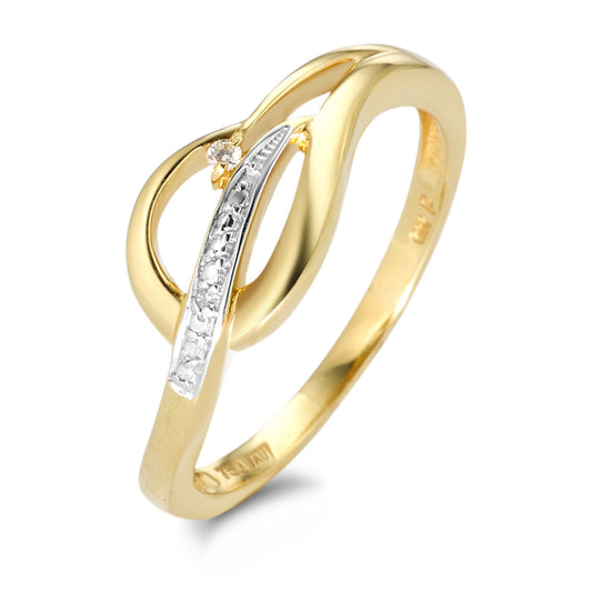 Bague or avec diamants