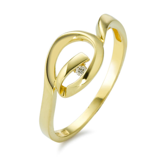 Bague or avec diamant