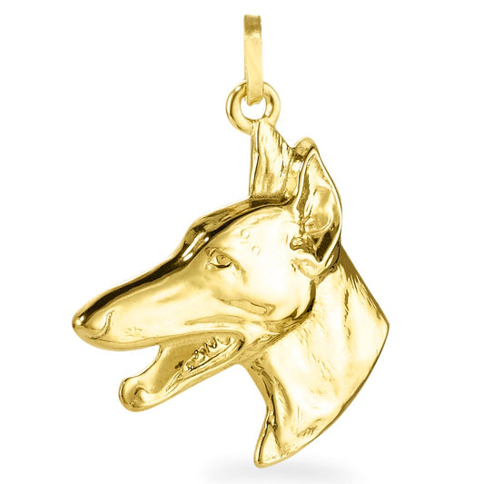 Pendentif Or jaune 9K Chien