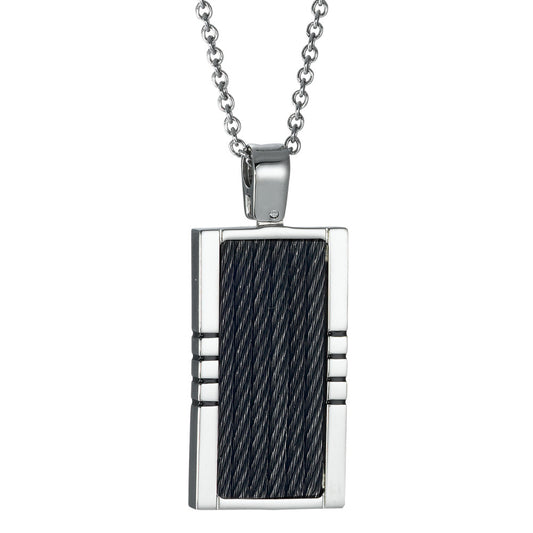 Chaînette avec pendentif Acier inoxydable PVD 50 cm