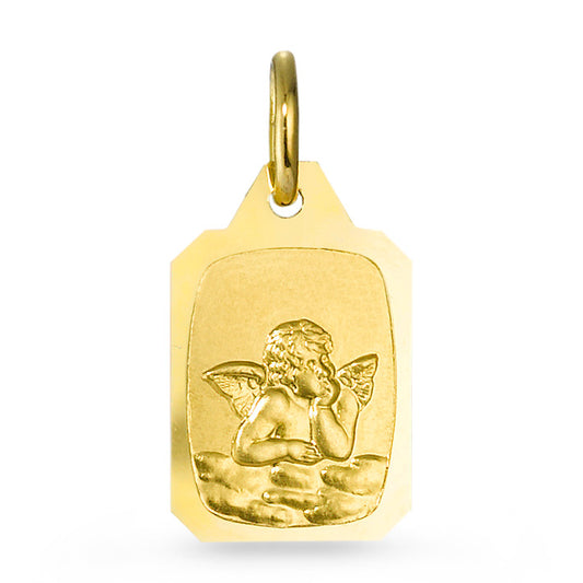 Pendentif Or jaune 18K Ange gardien