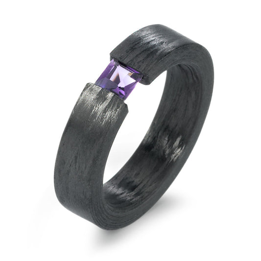 Bague Carbone Améthyste