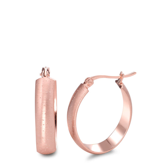 Créoles Argent rosé Plaqué or
