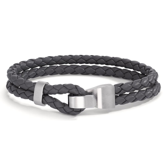 Bracelet Acier inoxydable, Cuir 23 cm