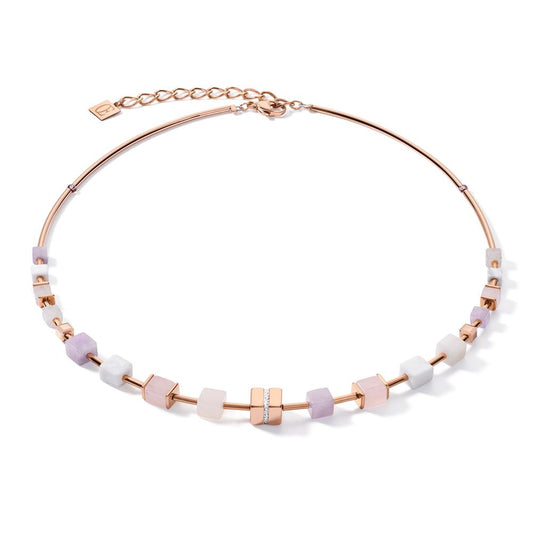 Collier Acier inoxydable rosé PVD 41.5-47.5 cm