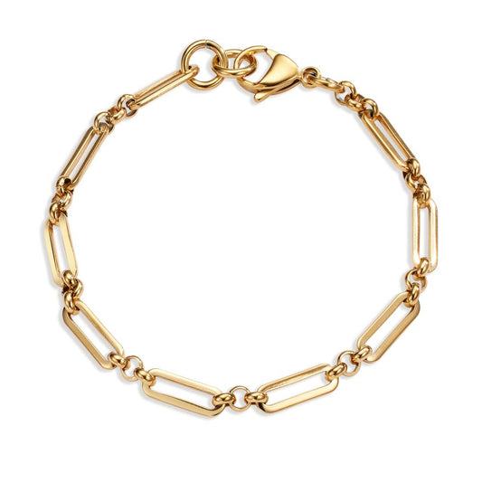 Bracelet Acier inoxydable jaune PVD 18.5-19.5 cm