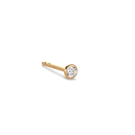 Clous d'oreille à l'unité Or jaune 18K