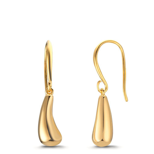 Pendant d'oreilles Argent jaune Plaqué or