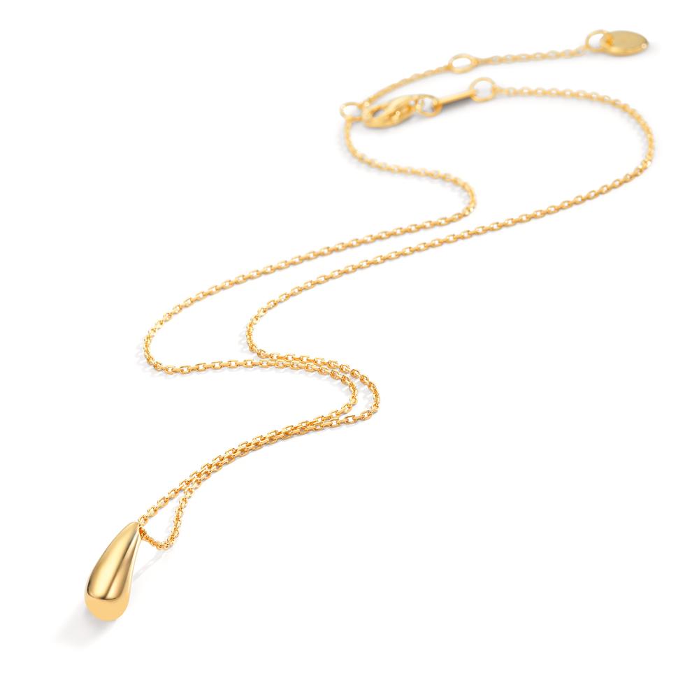 Collier Argent jaune Plaqué or 40-44 cm