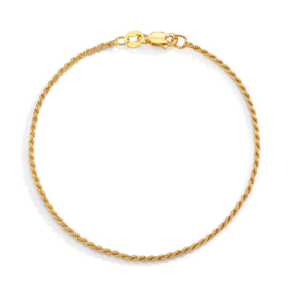 Bracelet Argent jaune Plaqué or 18 cm Ø1.4 mm