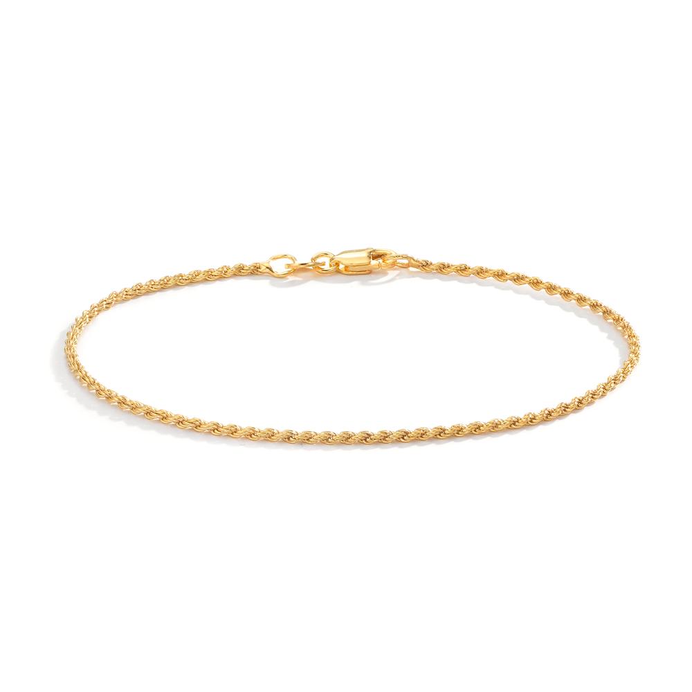 Bracelet Argent jaune Plaqué or 18 cm Ø1.4 mm
