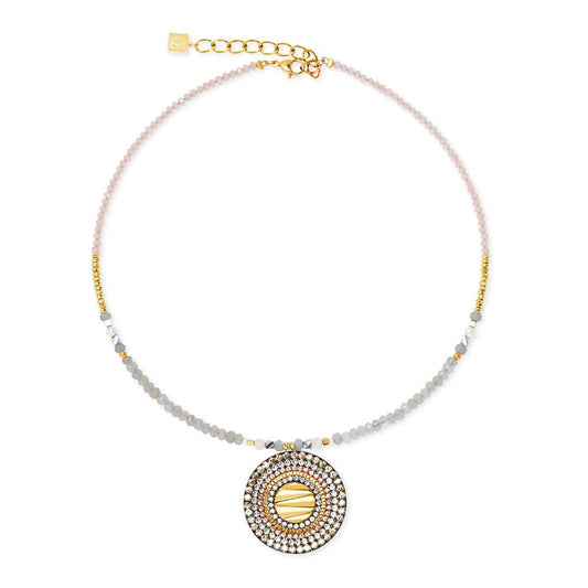 Collier Acier inoxydable jaune PVD 42-48 cm