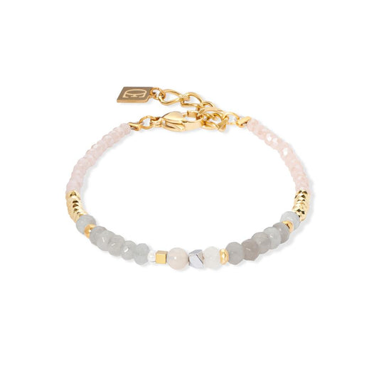 Bracelet Acier inoxydable jaune PVD 17.5-20.5 cm