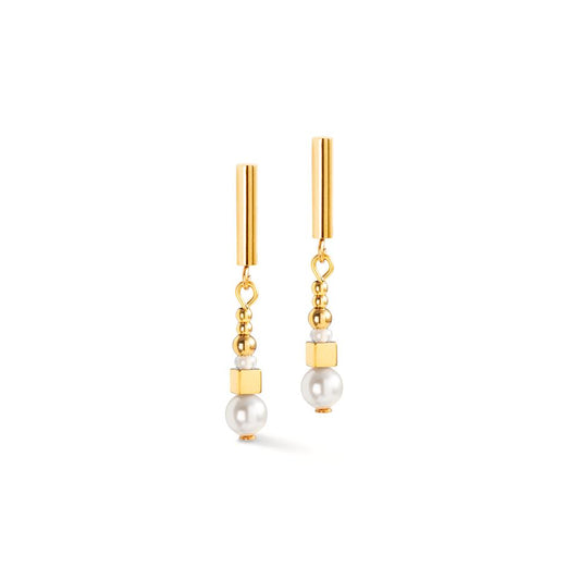 Pendant d'oreilles Acier inoxydable jaune PVD