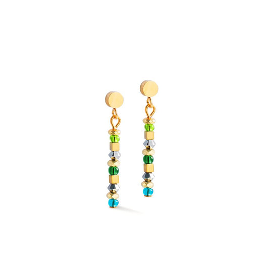 Pendant d'oreilles Acier inoxydable jaune PVD