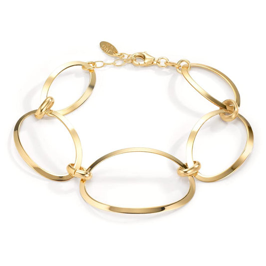 Bracelet Argent jaune Plaqué or 17-19 cm
