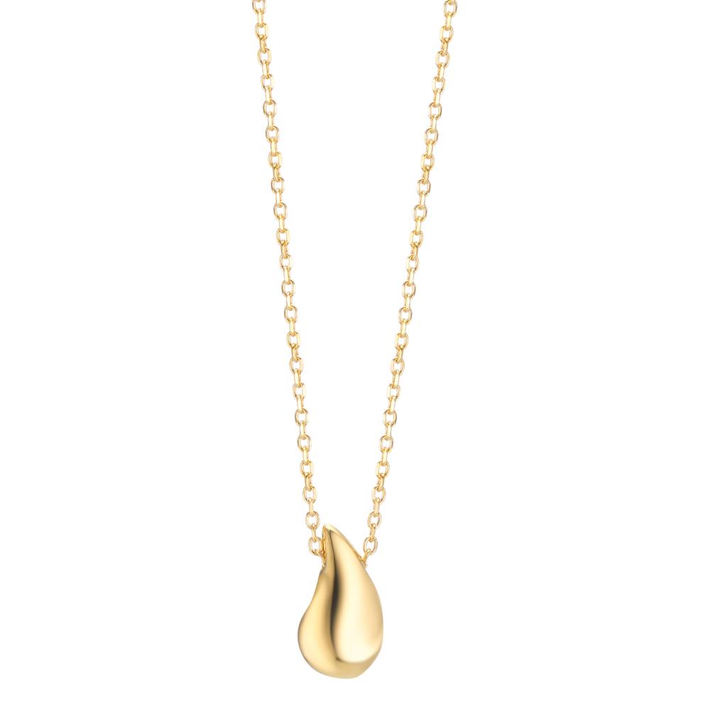 Collier Argent jaune Plaqué or 40-44 cm