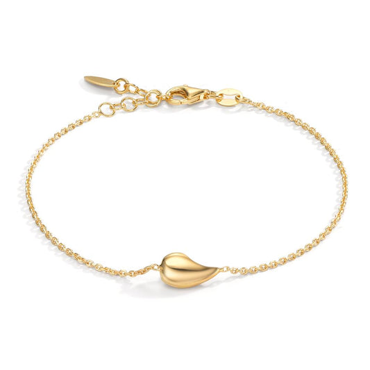 Bracelet Argent jaune Plaqué or 17-19 cm
