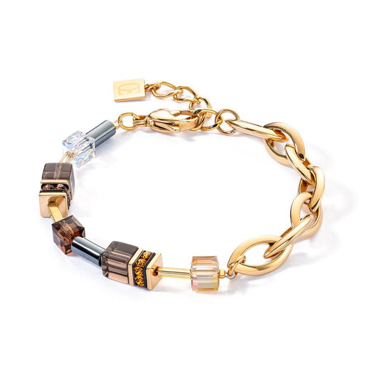 Bracelet Acier inoxydable jaune PVD 18-21 cm