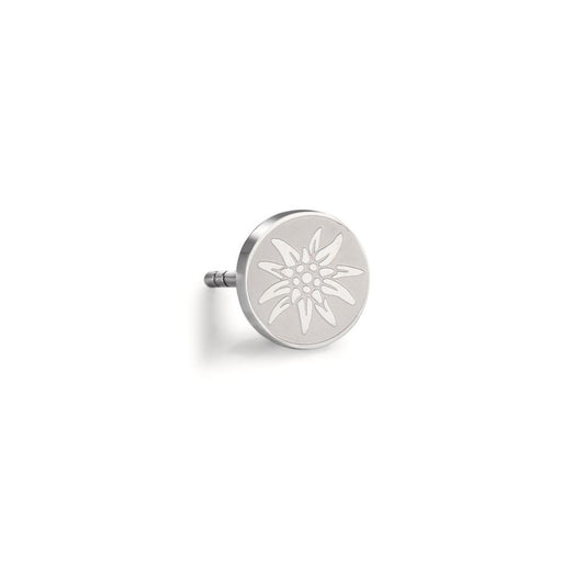 Clous d'oreille à l'unité Acier inoxydable Edelweiss Ø8 mm