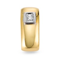 Anhänger 750/18 K Gelbgold Diamant 0.10 ct, w-si-512421