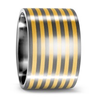 Fingerring Titan, 750/18 K Gelbgold-529294
