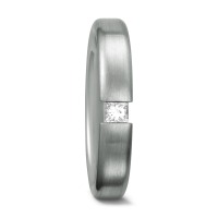 Fingerring 950 Platin Diamant 0.12 ct, tw-vvsi-533357