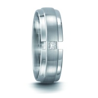 Fingerring 950 Palladium Diamant 0.065 ct, tw-vvsi-546380