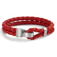Bracelet Cuir, Acier inoxydable 21 cm-595358
